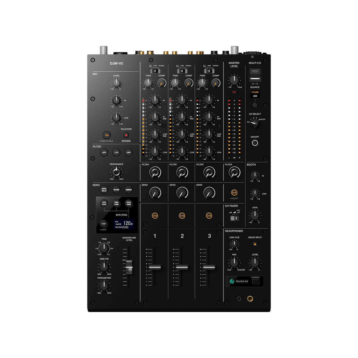 AlphaTheta DJM V5, top view