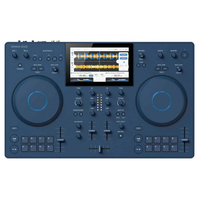 AlphaTheta OMNIS DUO portable DJ controller - top panel