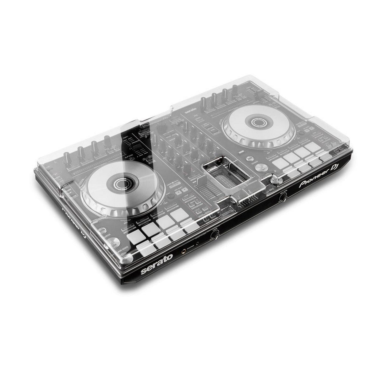 Decksaver Pioneer DDJ-RR / DDJ-SR2 Dust Cover DS-PC-DDJSR2DDJRR, official Decksaver render 1