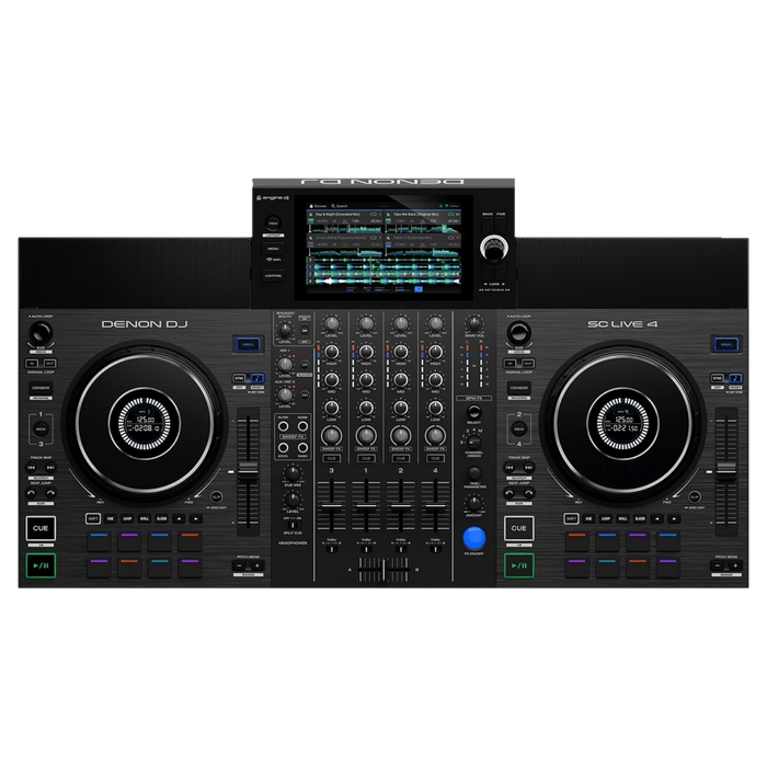 Denon DJ SC LIVE 4 standalone DJ controller - front