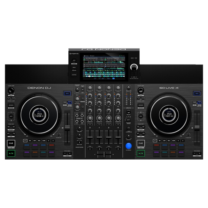 Denon DJ SC LIVE 4 standalone DJ controller - front
