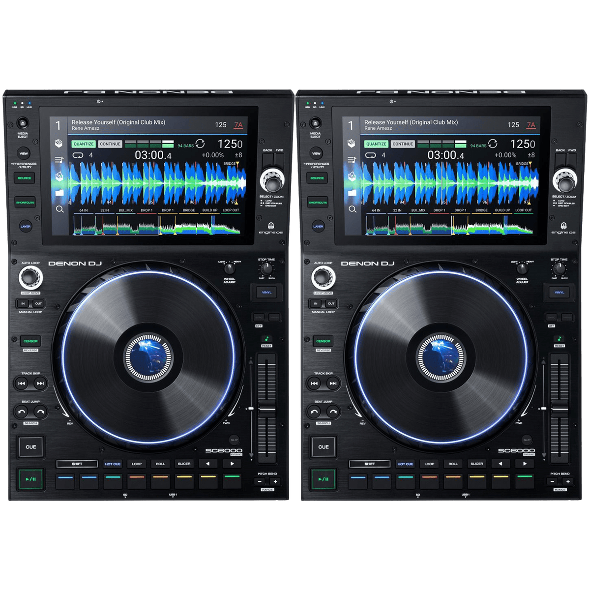Denon SC6000 Prime DJ Players - FREE 24H Shipping – Turntable