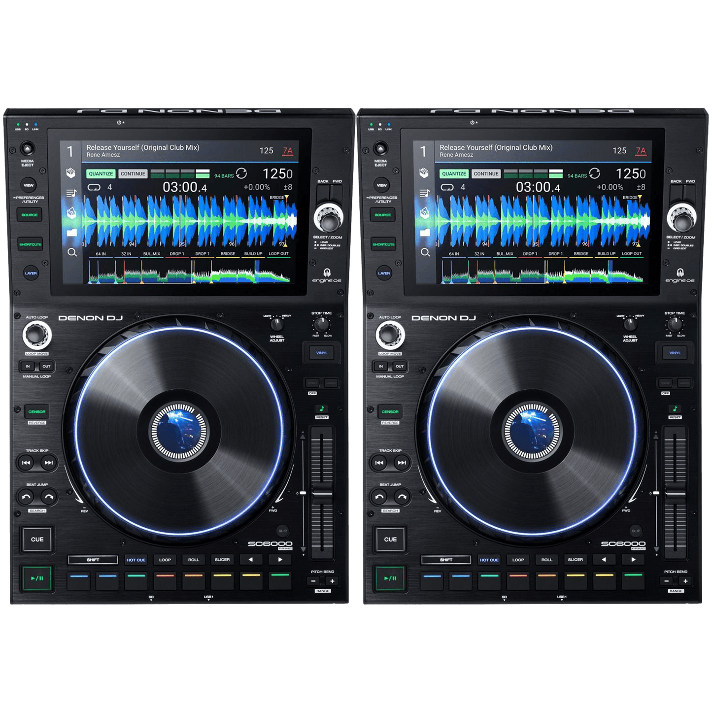 Denon SC6000 Prime DJ Players - FREE 24H Shipping – Turntable