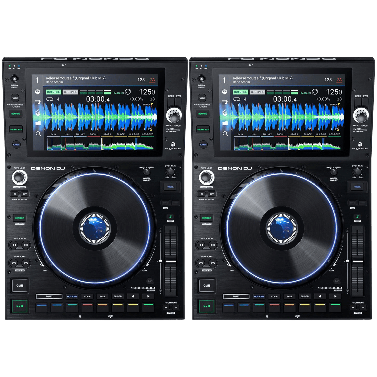 Denon SC6000 Prime DJ Players - FREE 24H Shipping – Turntable