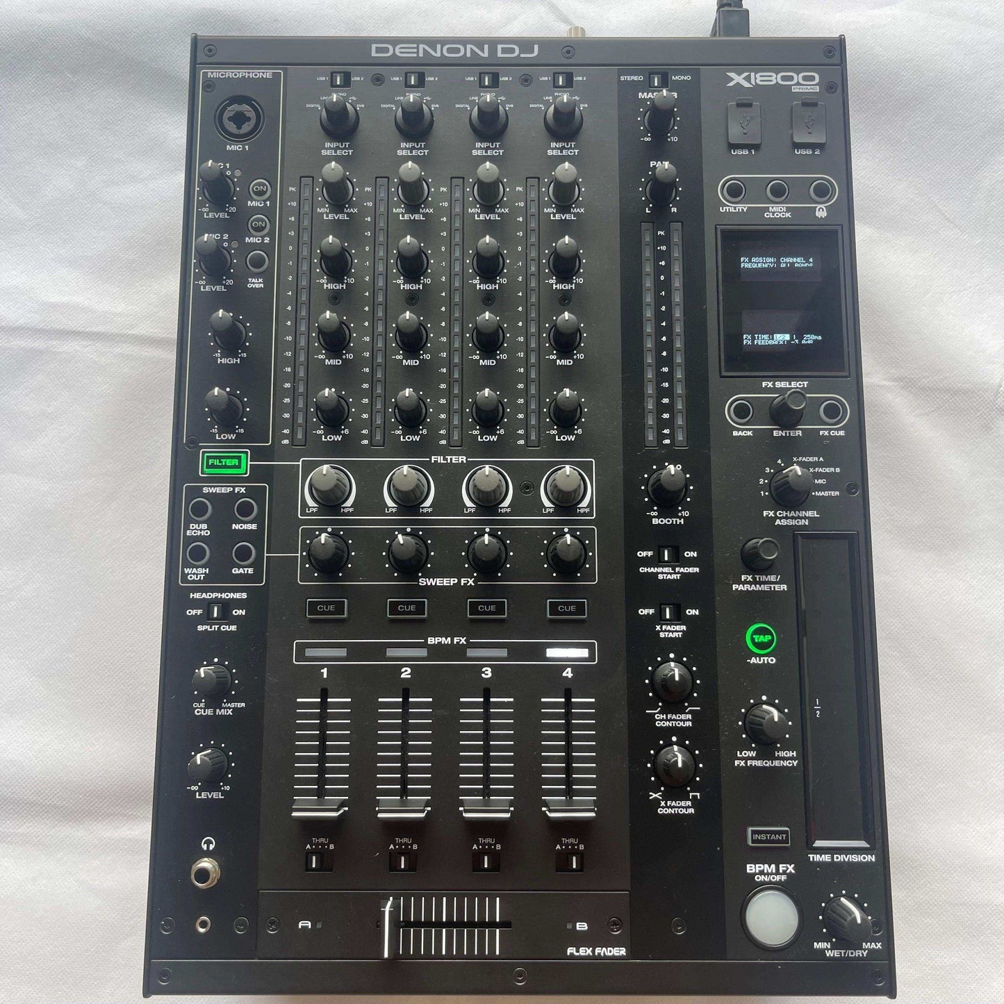 Denon X1800 Prime - 4 - Channel DJ Mixer - Turntable Trader