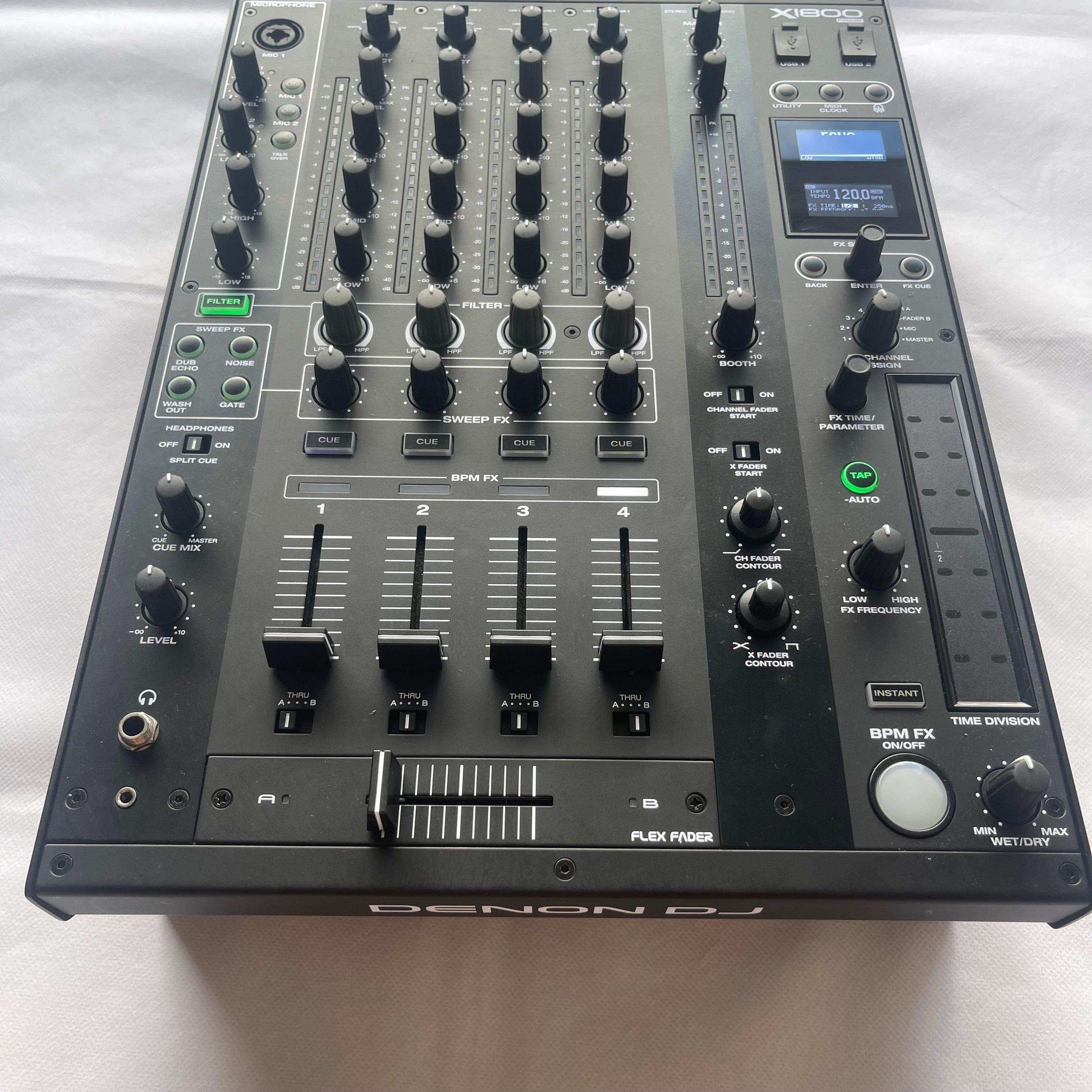 Denon X1800 Prime - 4 - Channel DJ Mixer - Turntable Trader
