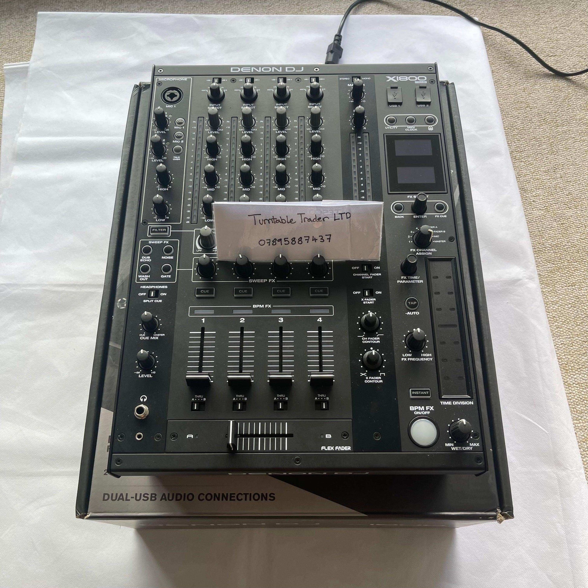 Denon X1800 Prime - 4 - Channel DJ Mixer - Turntable Trader