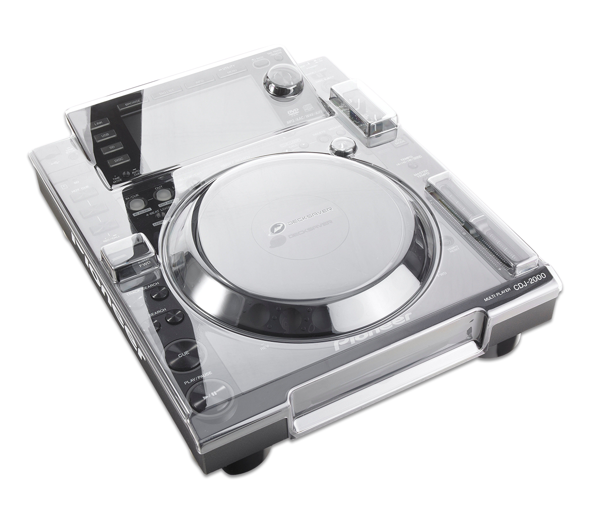 Decksaver Pioneer CDJ-2000 NXS Nexus Dust Cover, official Decksaver render 1