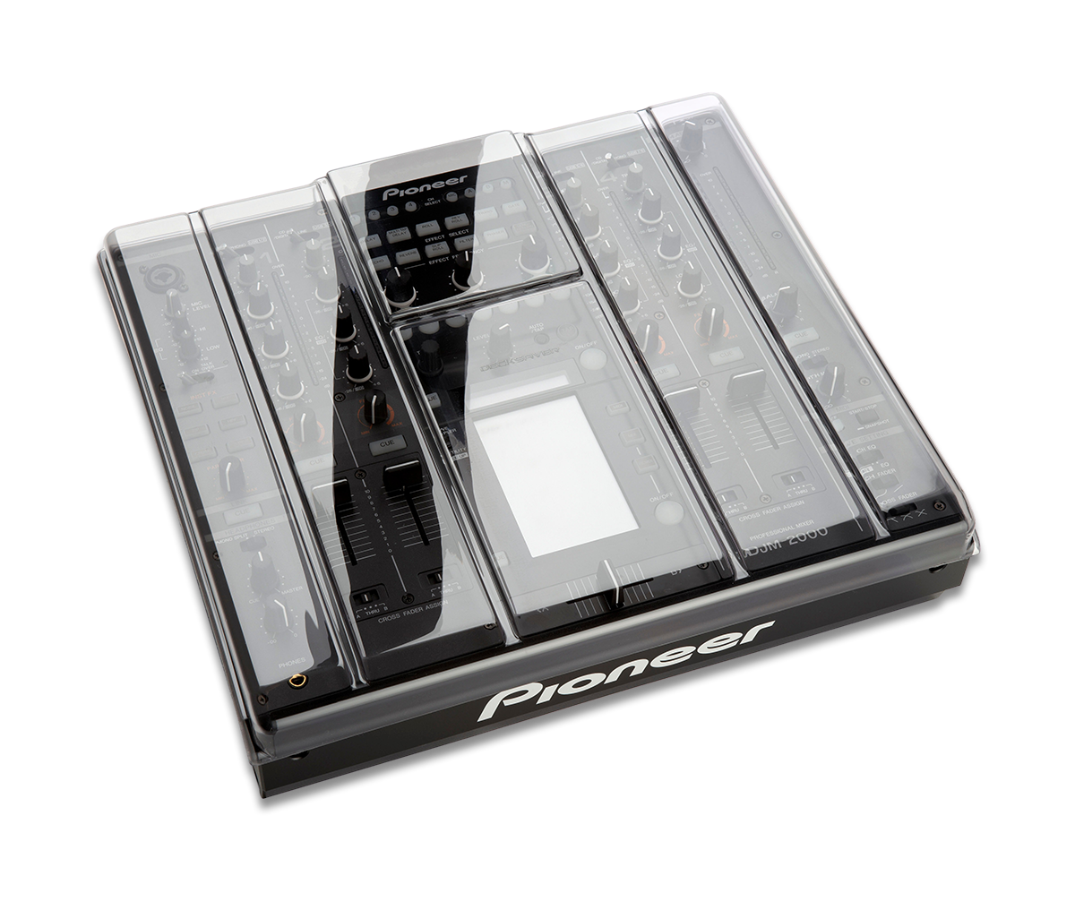 Decksaver Pioneer DJM-2000 / DJM-2000 NXS Dust Cover DS-PC-DJM2000, official Decksaver render 1
