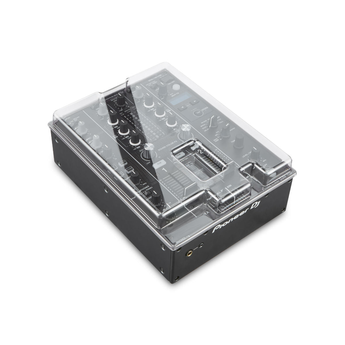 Decksaver Pioneer DJM-450 / DJM-250 MK2 Dust Cover DS-PC-DJM450, official Decksaver render 1