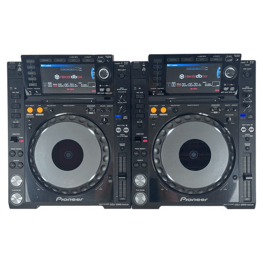 Pioneer CDJ 2000 Nexus Pair NXS - Professional DJ Media Players - Turntable Trader