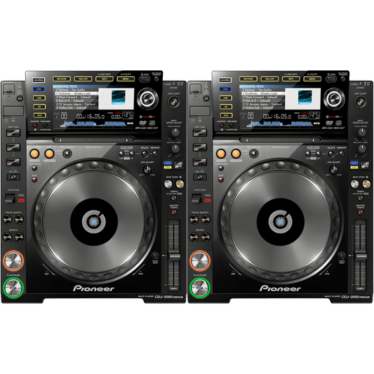 Pioneer CDJ 2000 Nexus Pair NXS - Professional DJ Media Players - Turntable Trader