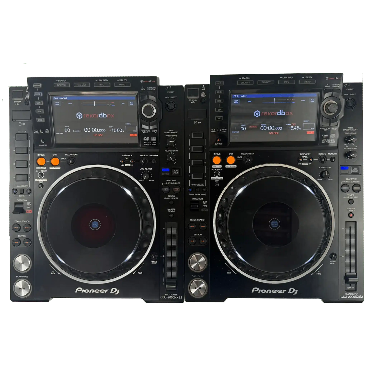 Pioneer CDJ 2000 NXS2 Pair - Professional DJ Media Players - Turntable Trader