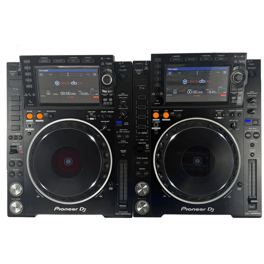 Pioneer CDJ 2000 NXS2 Pair - Professional DJ Media Players - Turntable Trader