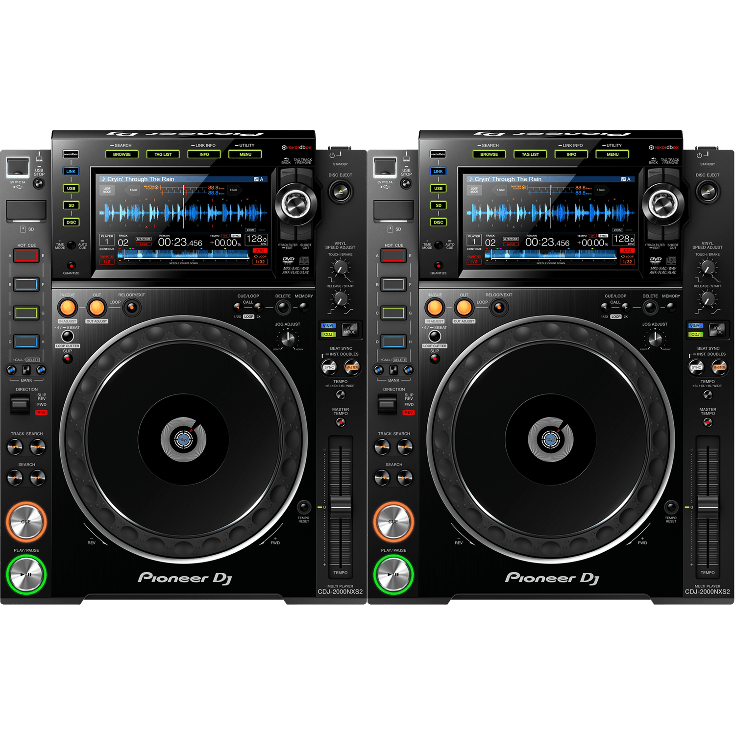 Pioneer CDJ 2000 Nexus 2 NXS2 Pair Professional Multi Player Pioneer CDJ 2000 Nexus 2 NXS2 Pair Professional Multi Player