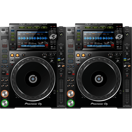 Pioneer CDJ 2000 NXS2 Pair - Professional DJ Media Players - Turntable Trader