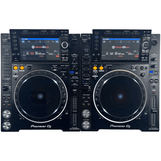 Pioneer CDJ 2000 NXS2 Pair - Professional DJ Media Players - Turntable Trader