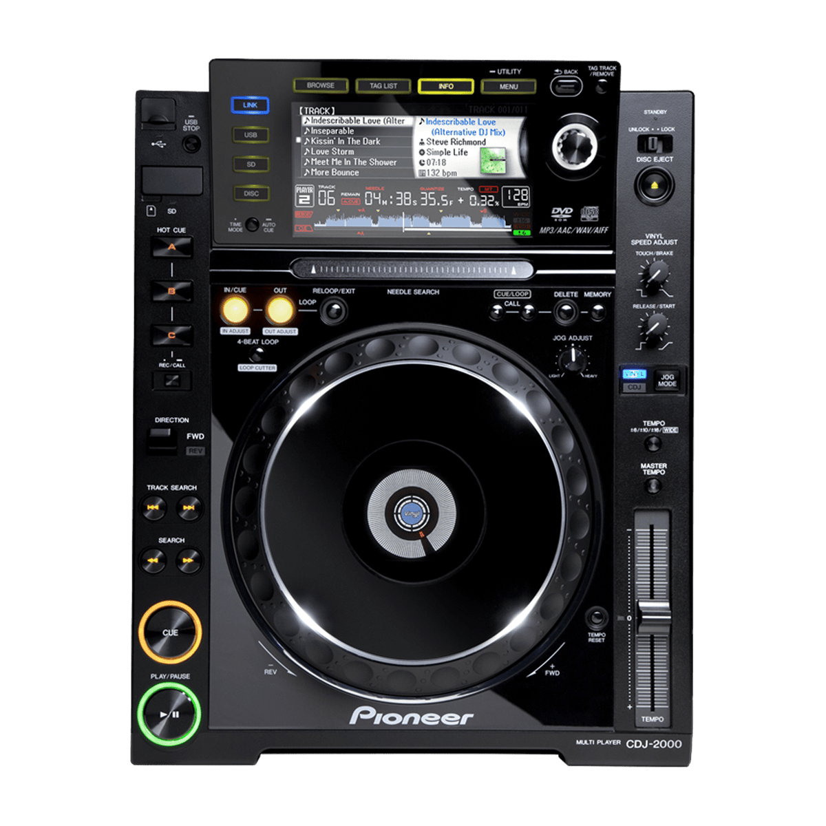 Pioneer DJ CDJ 2000 Media Player - FREE 24H Shipping – Turntable Pioneer DJ CDJ 2000 Media Player - FREE 24H Shipping – Turntable