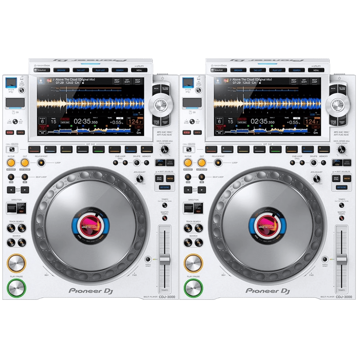 Pioneer CDJ-3000 シルバー Pioneer-DJ-CDJ-3000-White-Full DJ機材