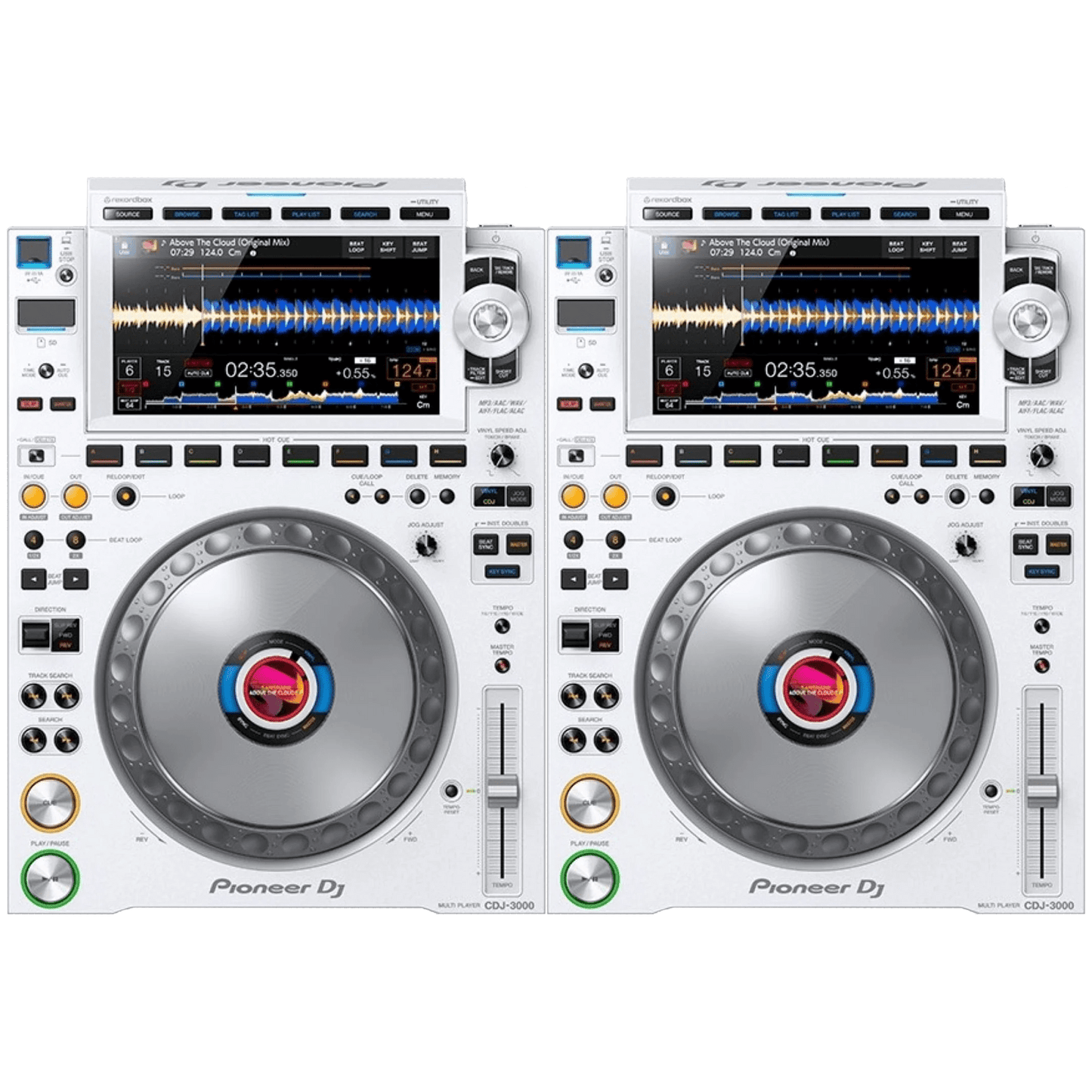 Pioneer CDJ 3000 W Pair - Professional Multi Player DJ Players - Turntable Trader