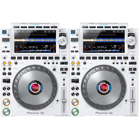 Pioneer CDJ 3000 W Pair - Professional Multi Player DJ Players - Turntable Trader
