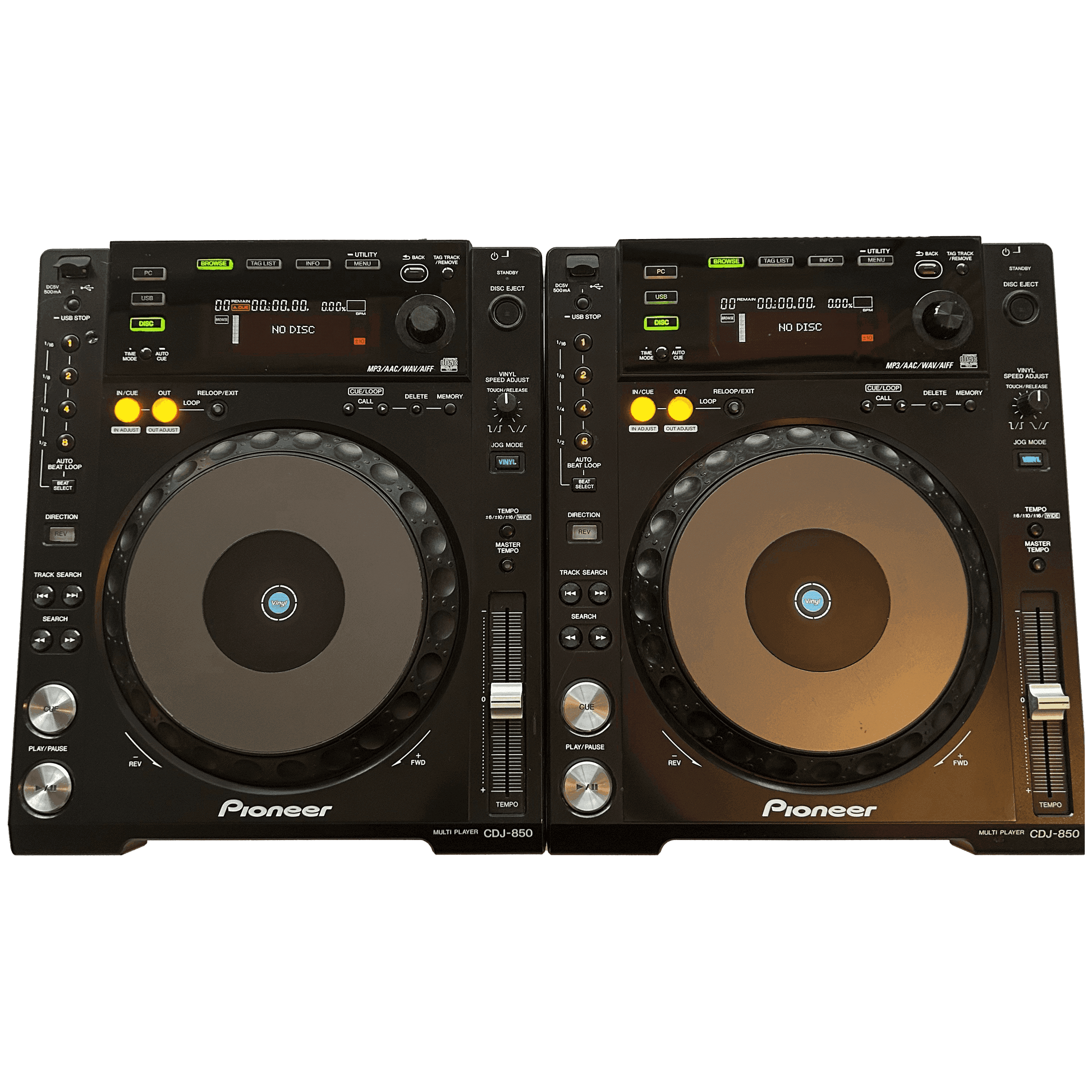 Pioneer CDJ-850-K ② Pair 2x Pioneer CDJ-850-K DJ Player Digital Pioneer CDJ-850-K ② Pair 2x Pioneer CDJ-850-K DJ Player Digital