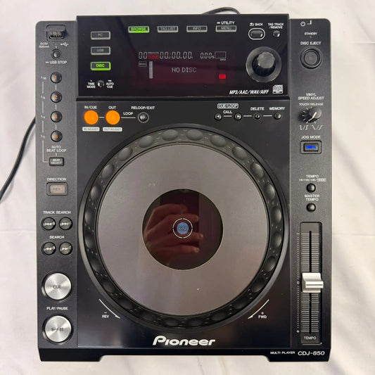 Pioneer CDJ 850 - K - Professional DJ Media Player - Turntable Trader