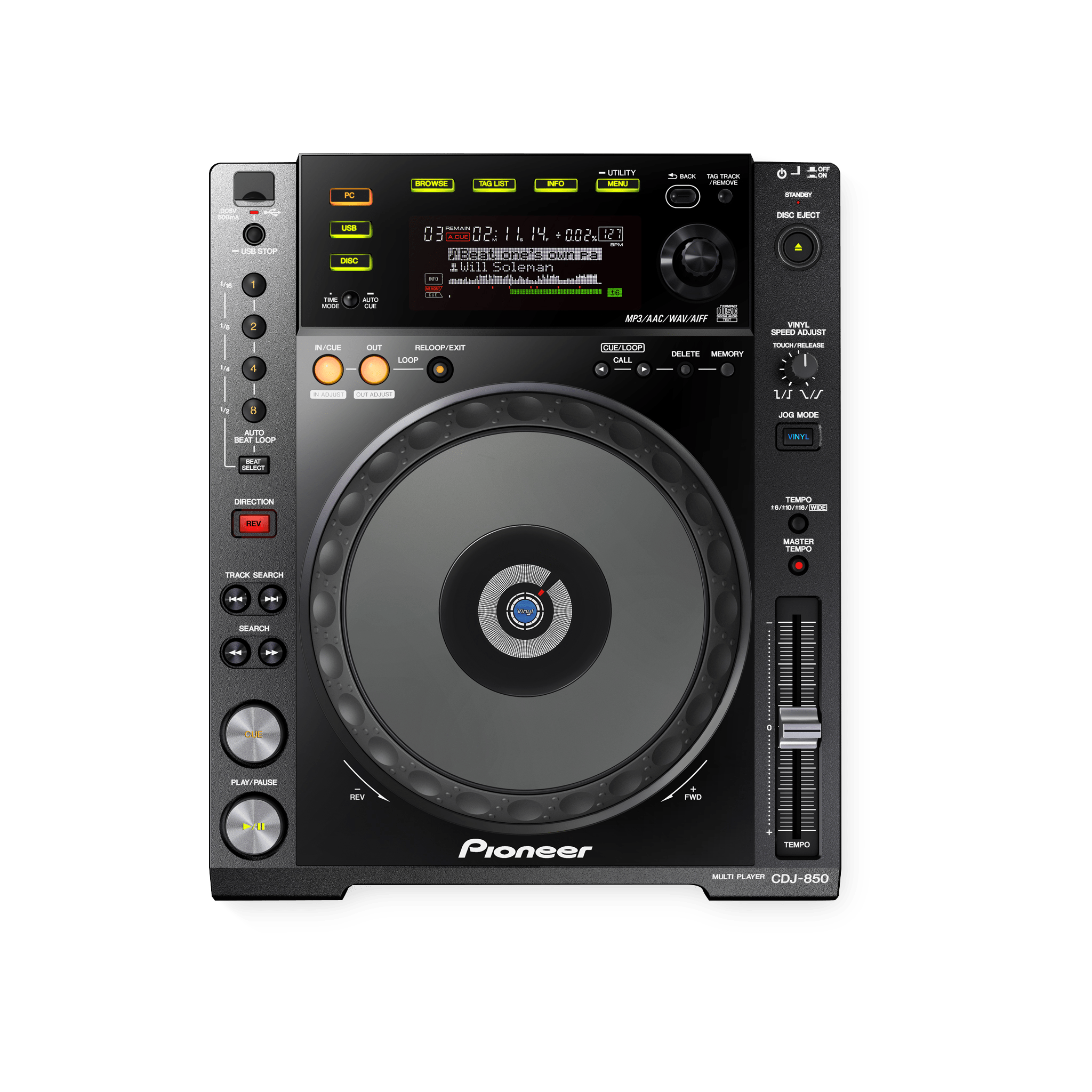 Pioneer CDJ 850 K DJ Media Player | Turntable Trader – Turntable