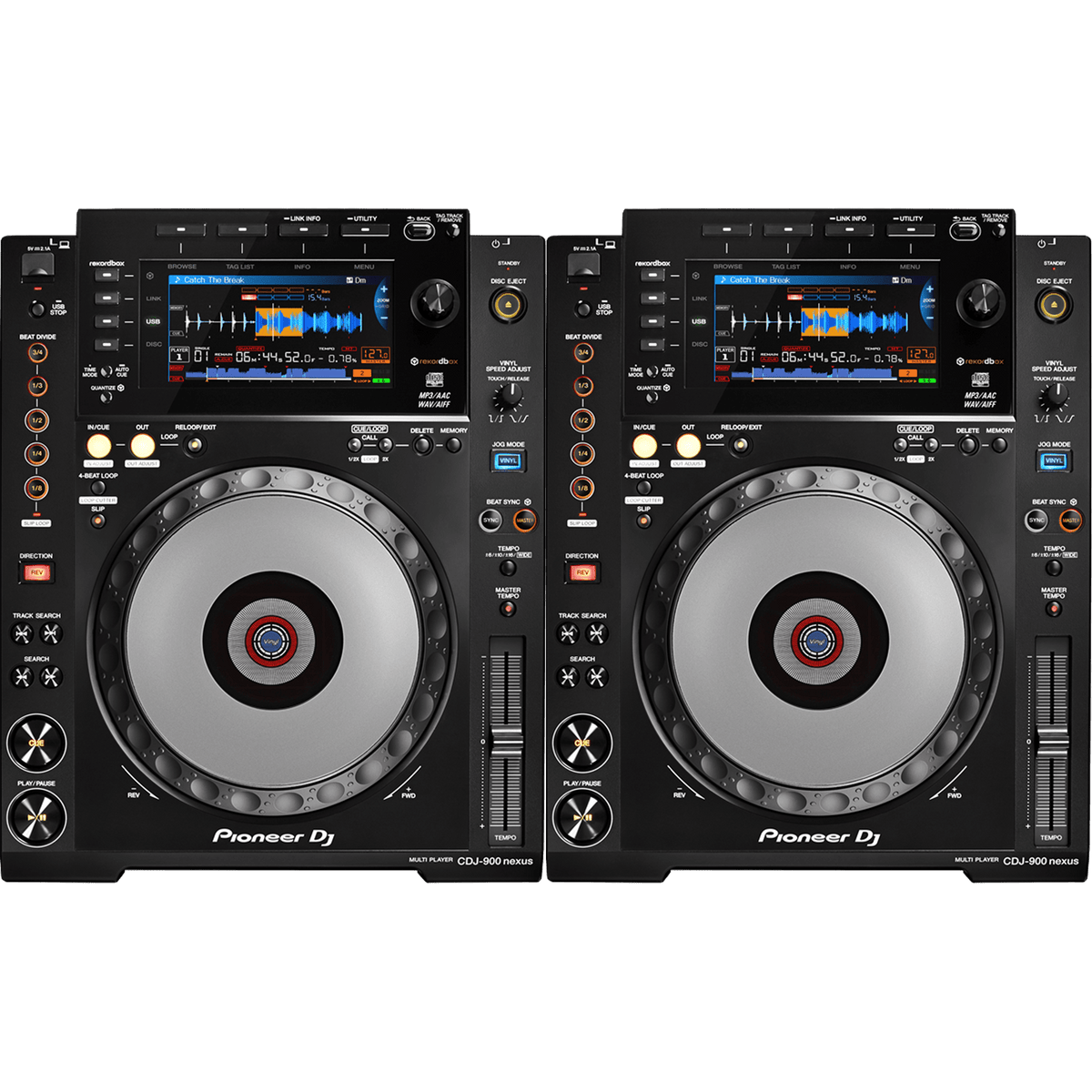 Pioneer CDJ 900 Nexus Pair - Professional DJ Media Players - Turntable Trader