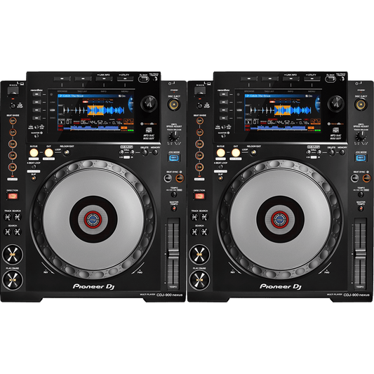 Pioneer CDJ 900 Nexus NXS Pair - Professional DJ Media Players