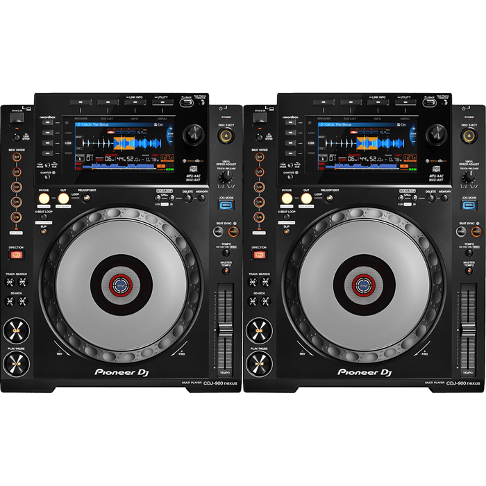 Pioneer CDJ 900 Nexus NXS Pair - Professional DJ Media Players
