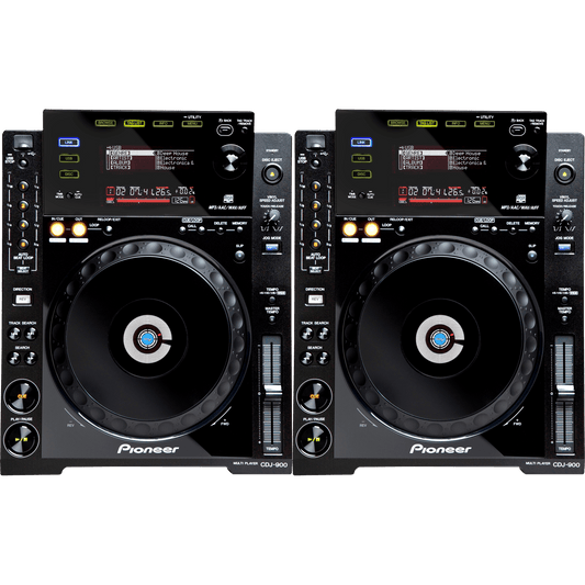 Pioneer CDJ 900 Pair - Professional DJ Media Players