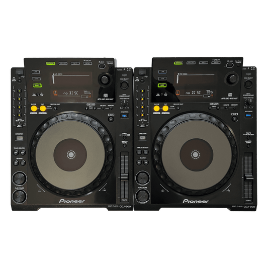 Pioneer CDJ 900 Pair - Professional DJ Media Players - Turntable Trader
