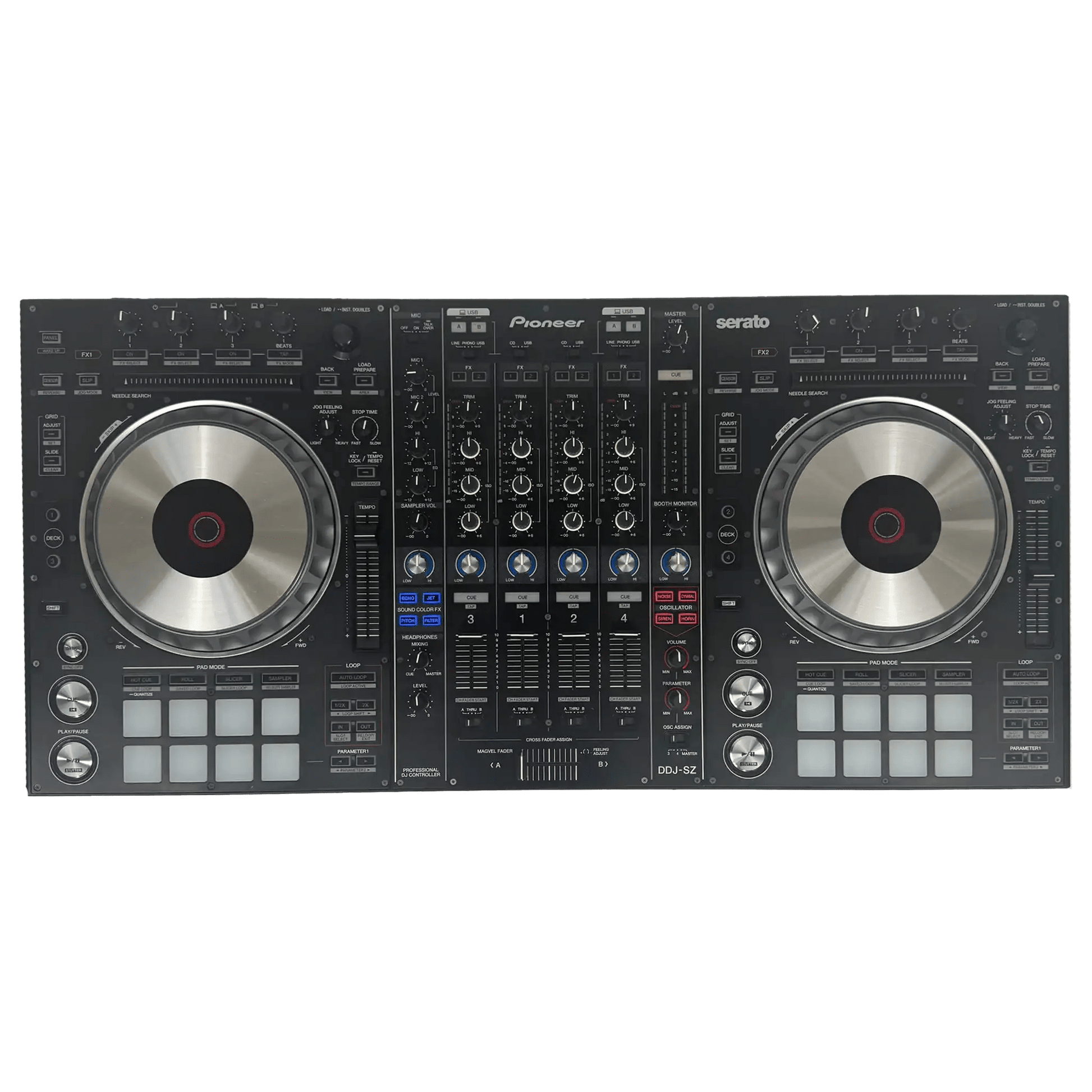 Pioneer DDJ SZ - Professional 4 Channel DJ Controller - Turntable Trader