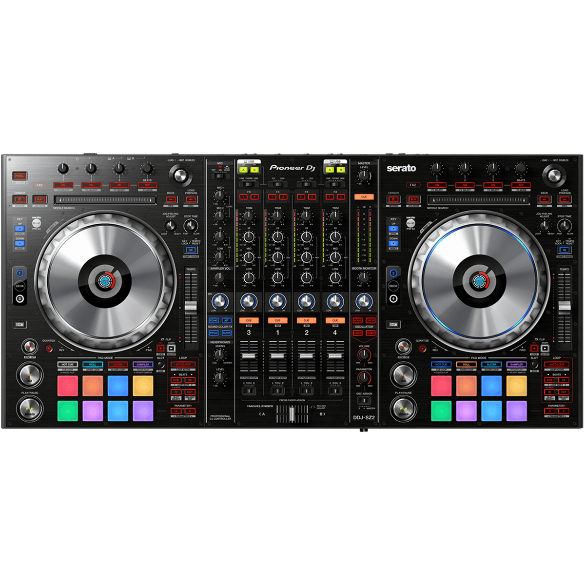 Pioneer DJ DDJ SZ2 - Professional 4 Channel DJ Controller - Turntable Trader