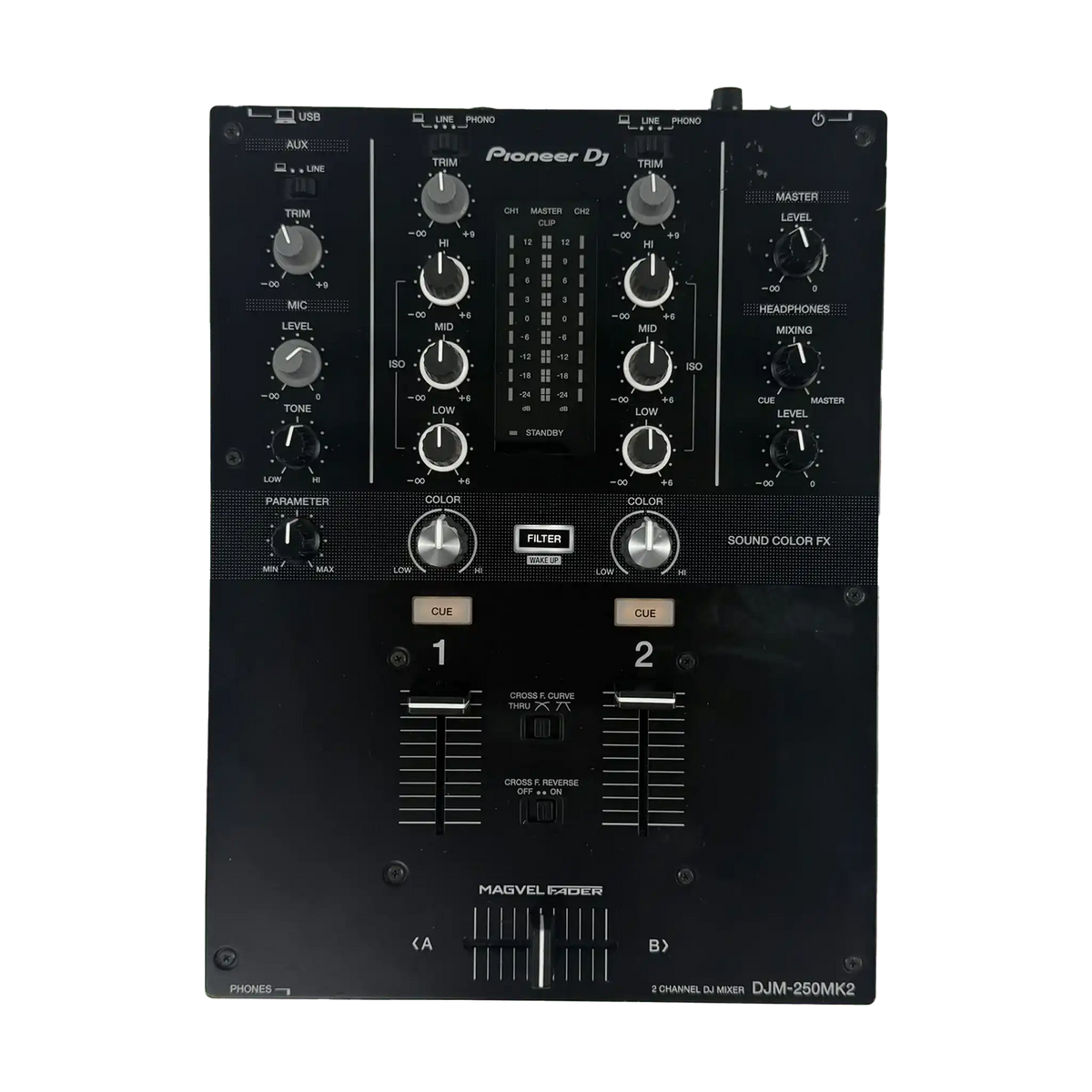 Pioneer DJ DJM 250 MK2 2 Channel DJ Mixer | Turntable Trader
