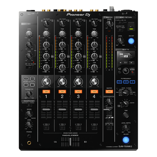 Pioneer DJ DJM 750MK2 - Professional 4 - Channel DJ Mixer - Turntable Trader