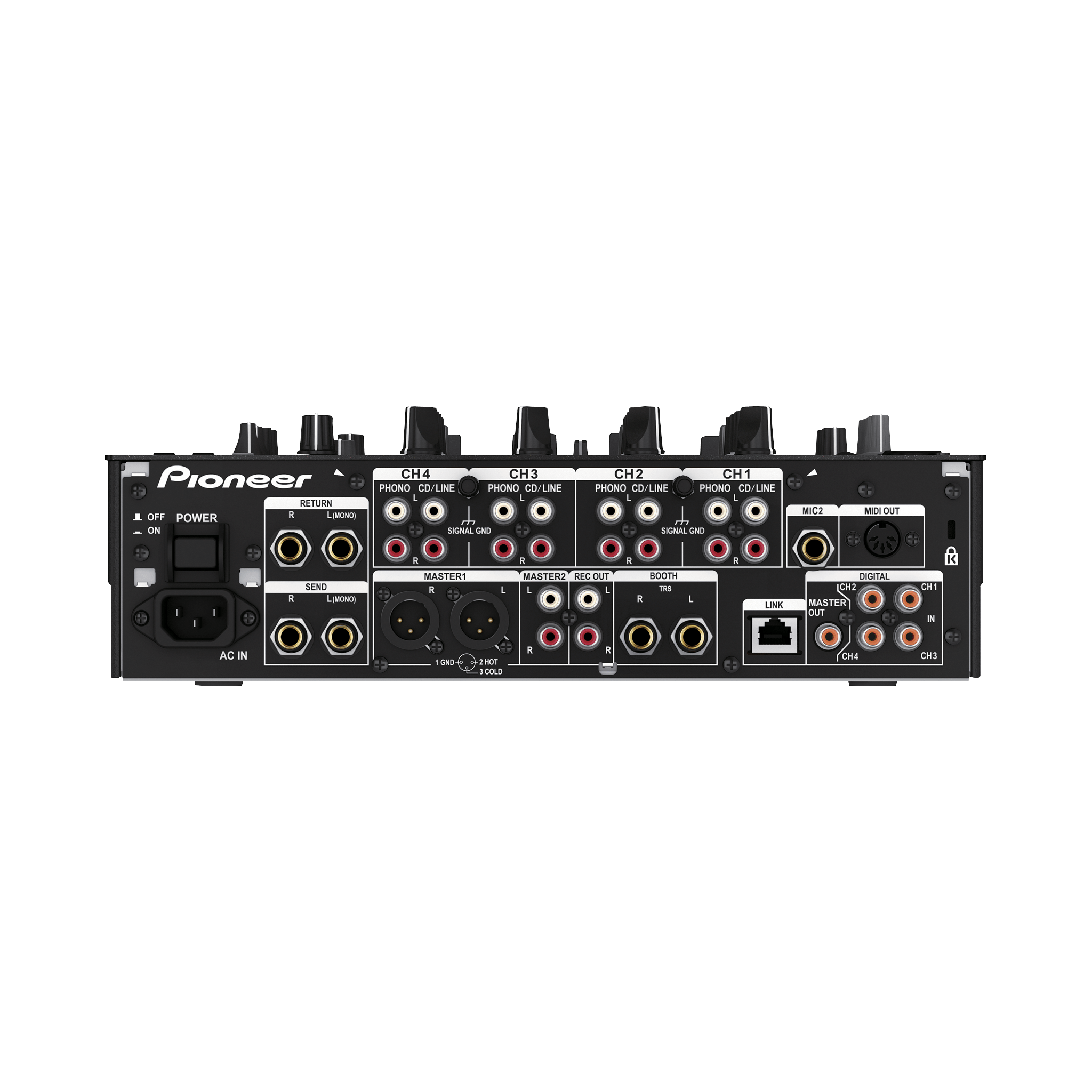 Pioneer DJ DJM 900 SRT 4 Channel DJ Mixer for Serato – Turntable