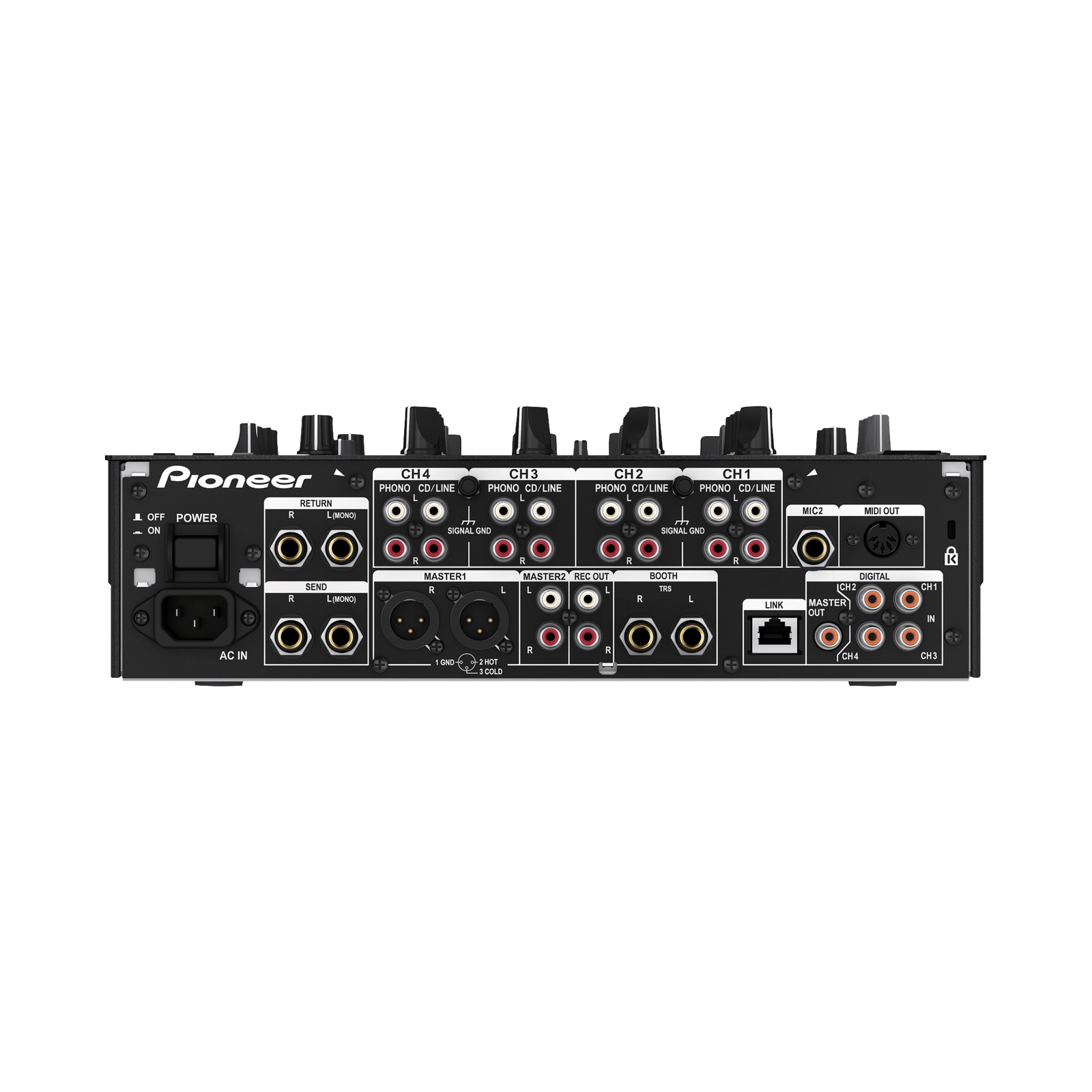Pioneer DJ DJM 900 SRT 4 Channel DJ Mixer for Serato – Turntable