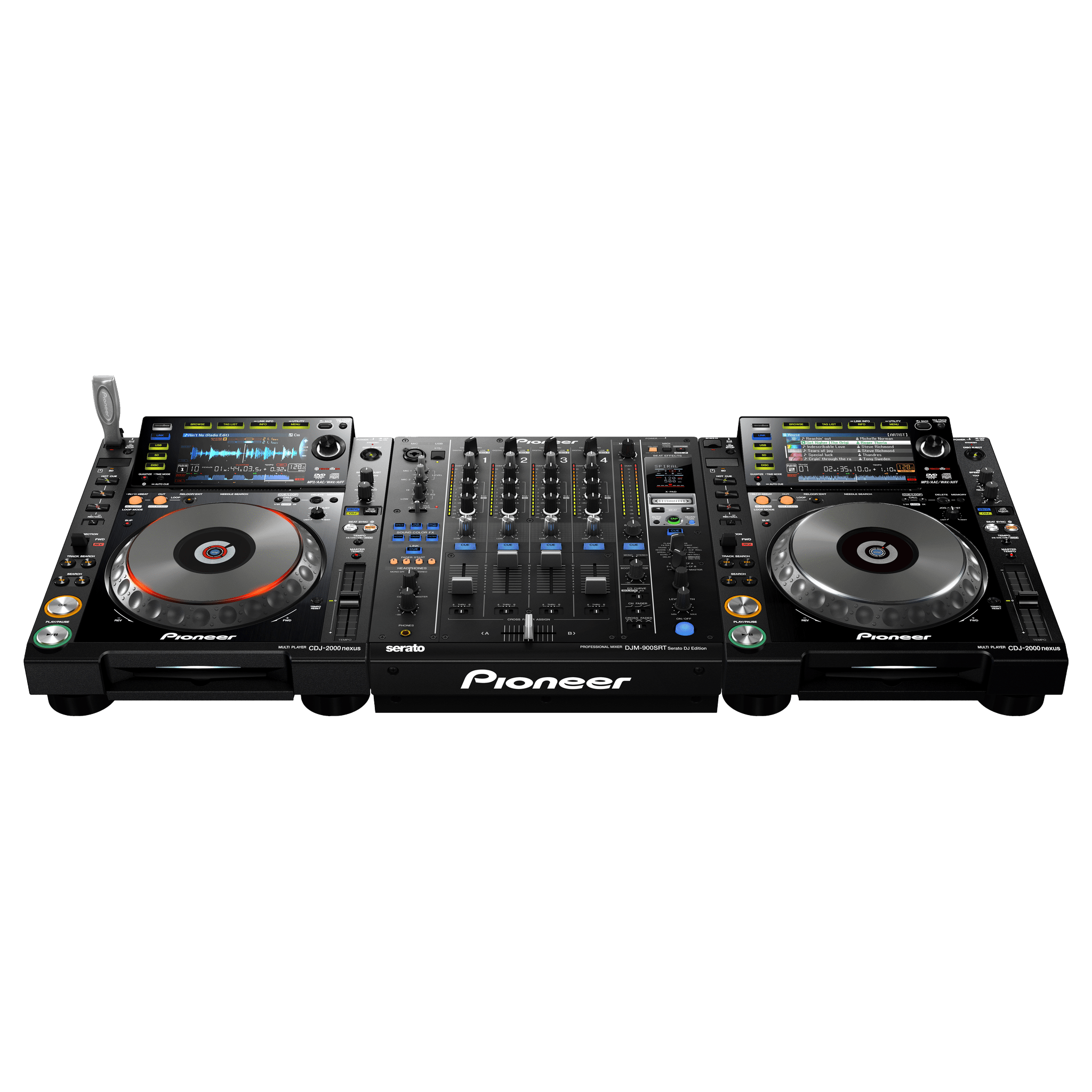 Pioneer DJ DJM 900 SRT 4 Channel DJ Mixer for Serato – Turntable