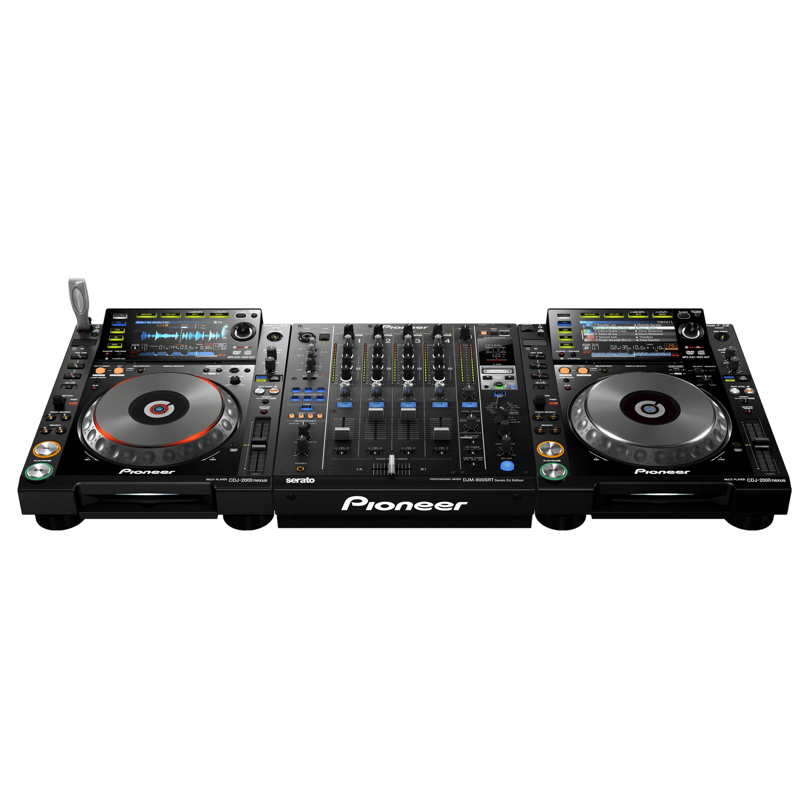 Pioneer DJ DJM 900 SRT 4 Channel DJ Mixer for Serato – Turntable