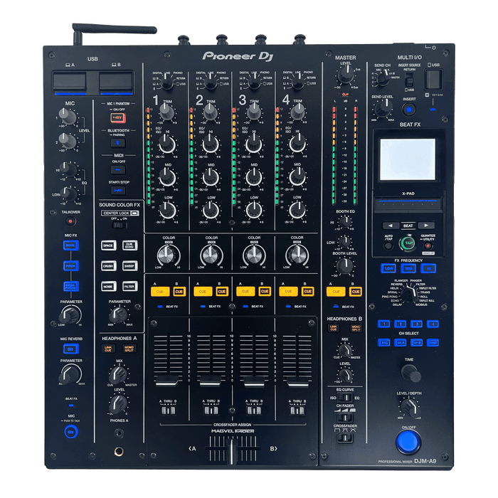 Pioneer DJ DJM A9 - Professional 4 - Channel DJ Mixer - Turntable Trader