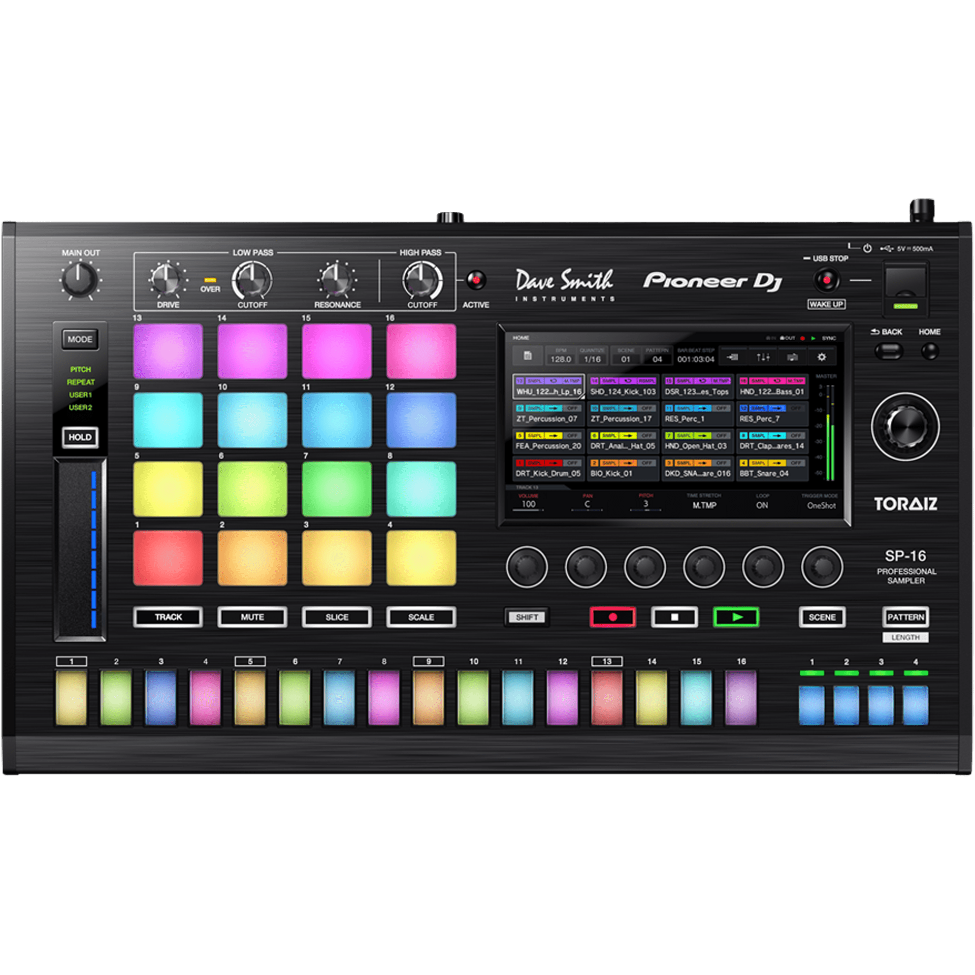 Pioneer DJ Toraiz SP - 16 - Professional Sampler & Step Sequencer - Turntable Trader