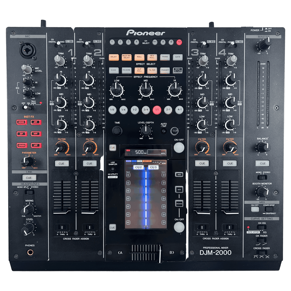 Pioneer DJM-2000 DJミキサー 使用回数少なく超美品 動作確認済 Pioneer DJM 2000 DJ Mixer - FREE 24H Shipping – Turntable Trader