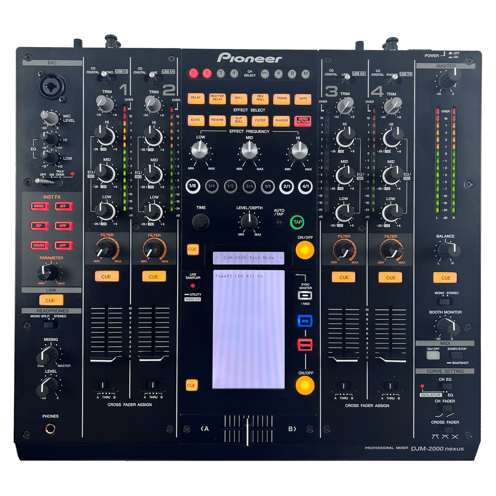 Pioneer DJミキサー 4チャンネル　DJM-2000 nexus pioneer-djm-2000-nexus-4-