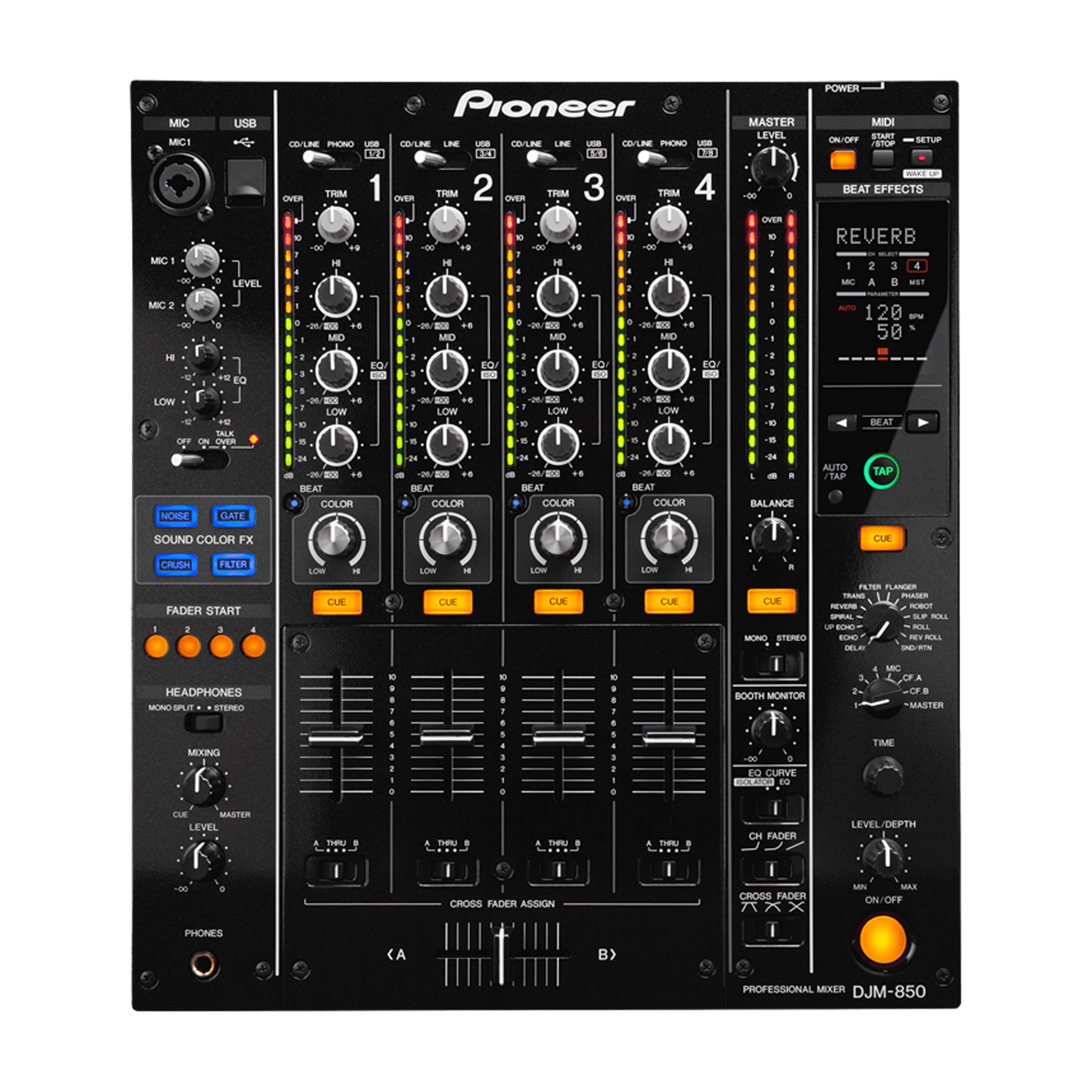 Pioneer DJM-850 DJ Mixer - FREE 24H Shipping – Turntable Trader