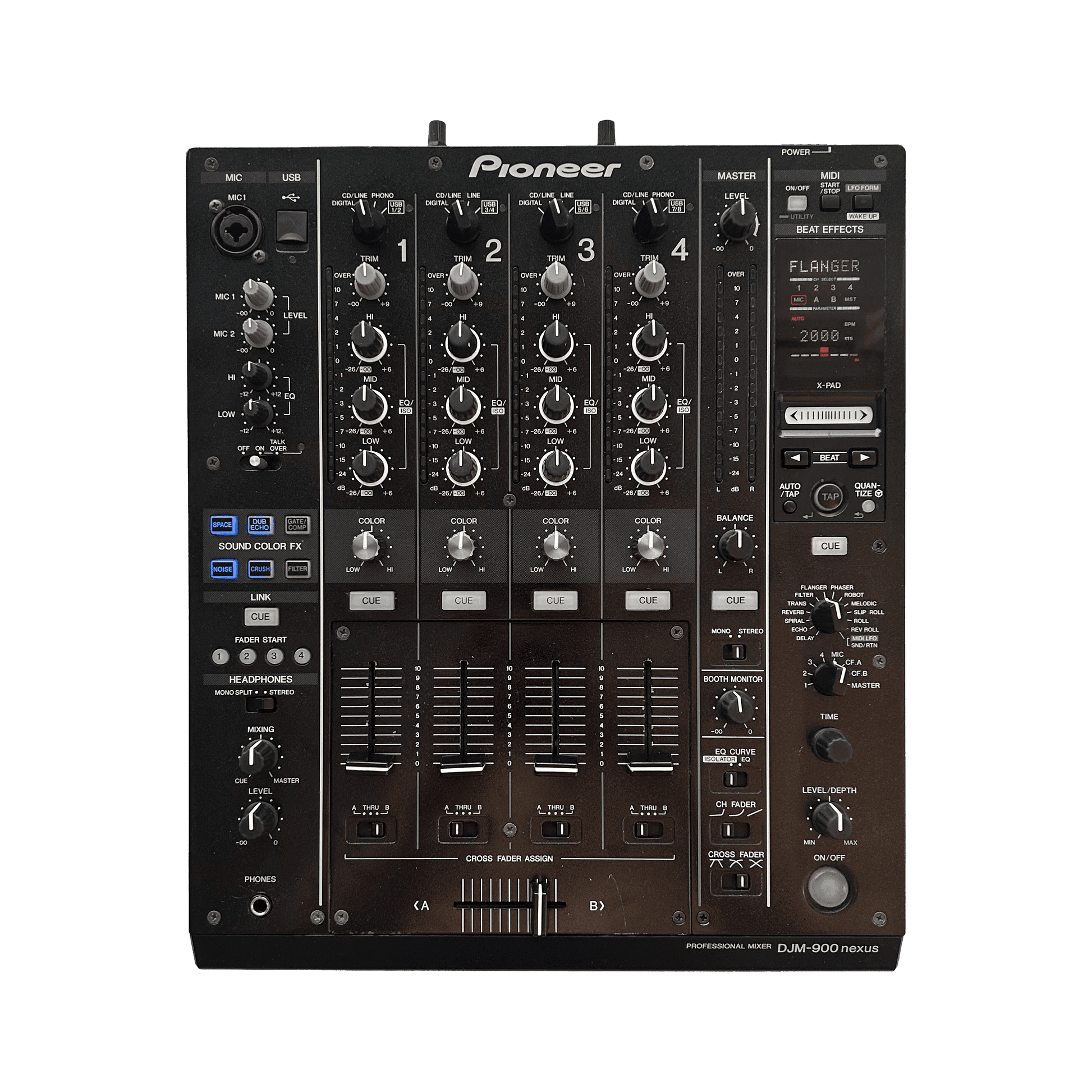Pioneer DJM 900 Nexus 4 - Channel Professional DJ Mixer - Turntable Trader
