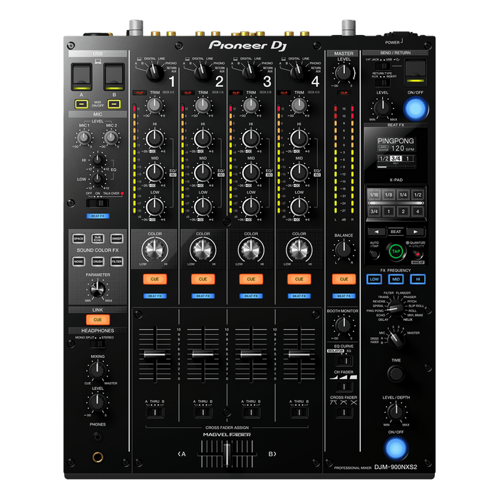 Pioneer DJM 900NXS2 - Professional 4 Channel DJ Mixer - Turntable Trader