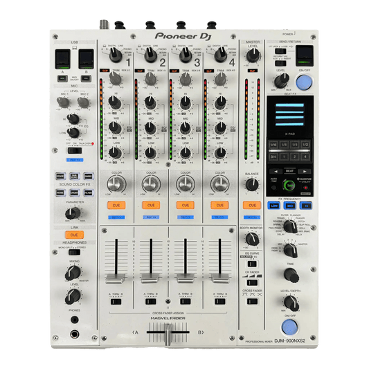 Pioneer DJM 900NXS2 W - Professional 4 Channel DJ Mixer - Turntable Trader