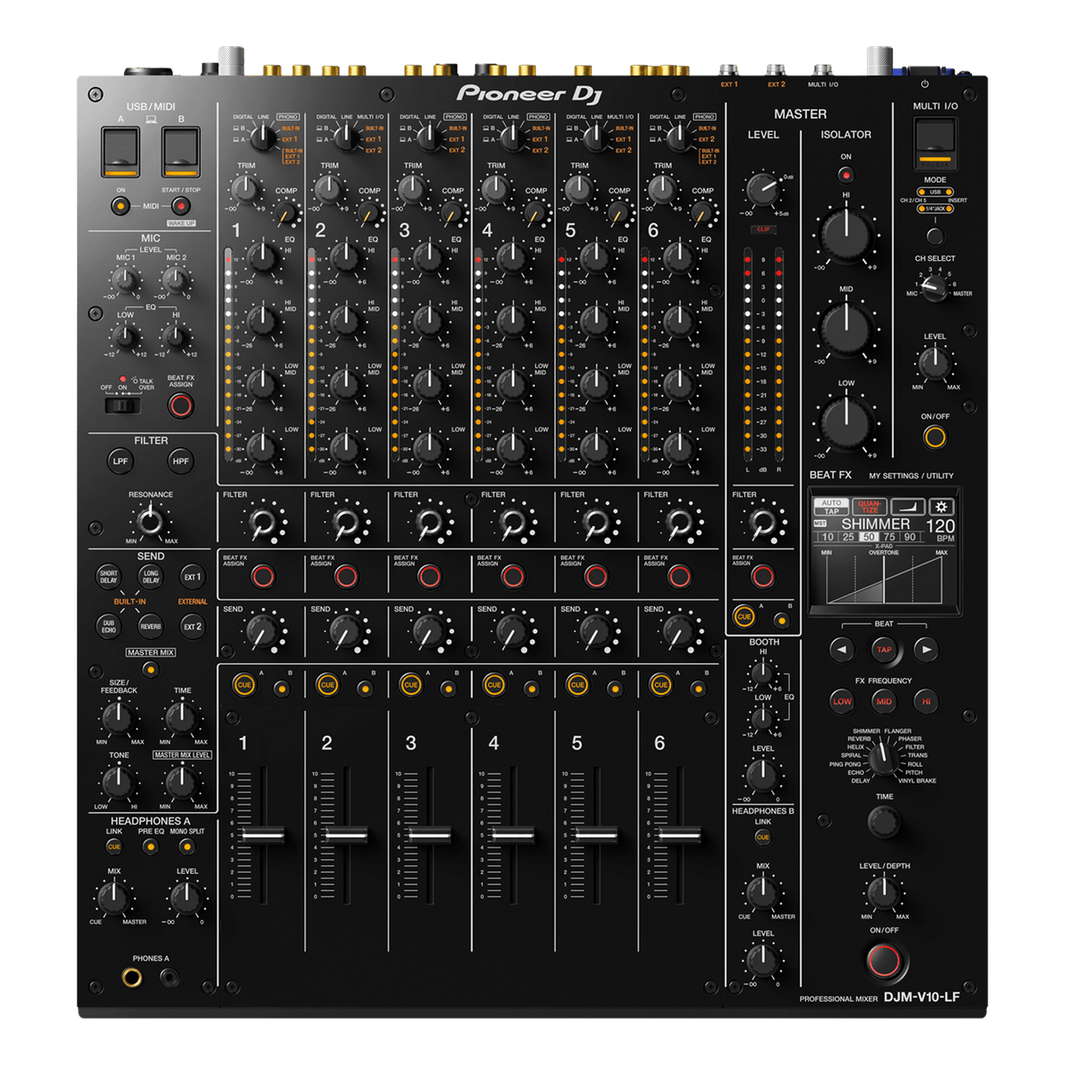 Pioneer DJM V10 LF - Professional 6-Channel DJ Mixer